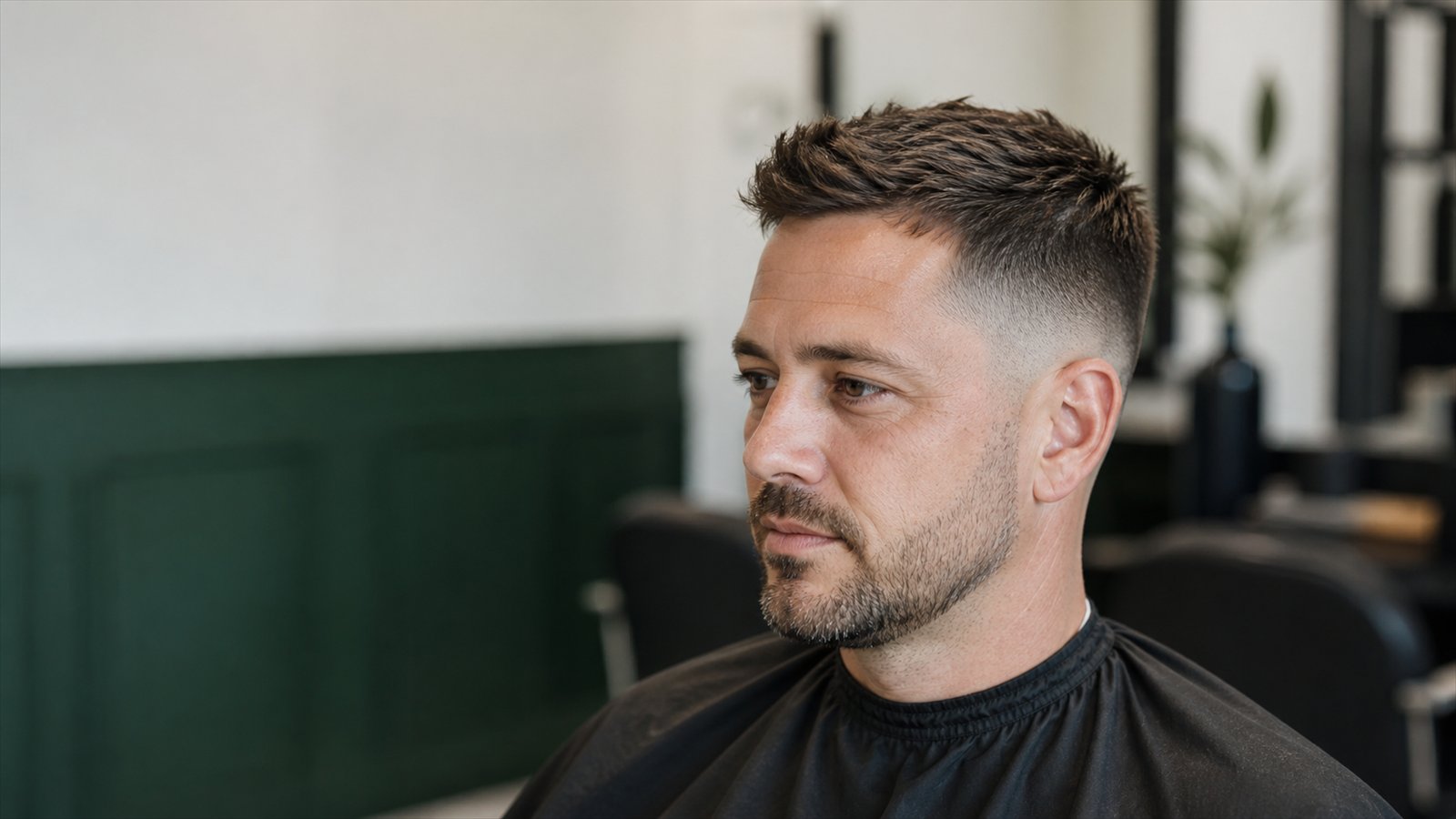 Finished textured-fade hairstyle reference
